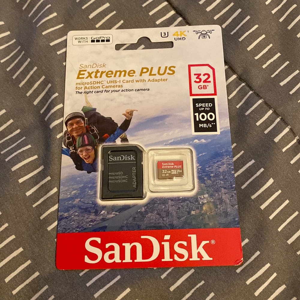 Sandisk Extreme PLUS microSDHC with adapter 32GB